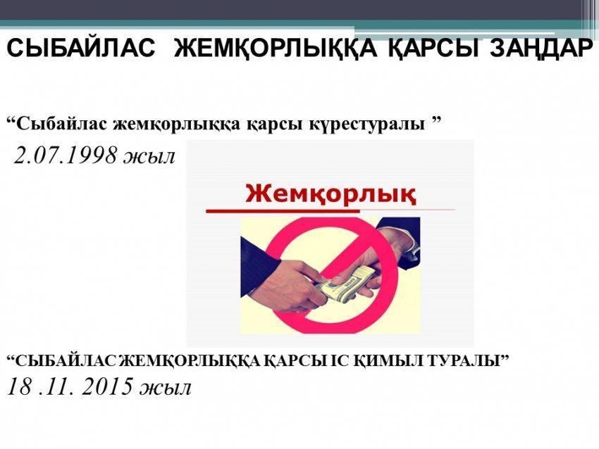 Сыбайлас жемқорлық