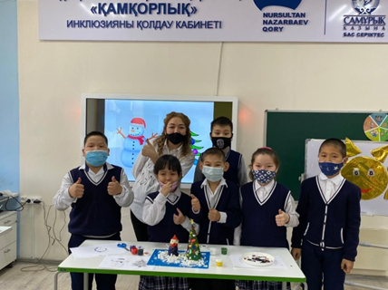 Желтоқсан айының 6 - 10 аралығында №36 жалпы орта білім беретін мектебі жанындағы инклюзияны қолдау кабинетінде «Әр бала мектепке лайық» әдістемелік апталығы өтті.